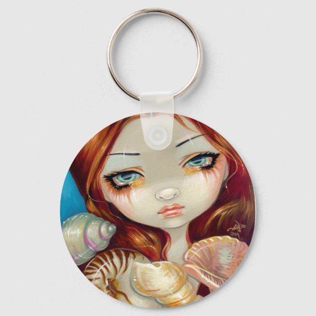 Llavero Keychain de "Belleza de las conchas marinas" (Anverso)