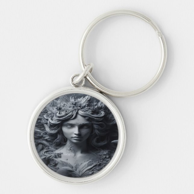 Llavero Keychain de belleza de piedra (Frente)