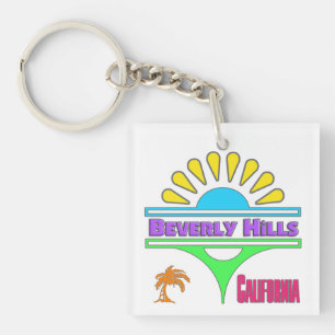 Llavero Keychain de "Beverly Hills Colorful 1"
