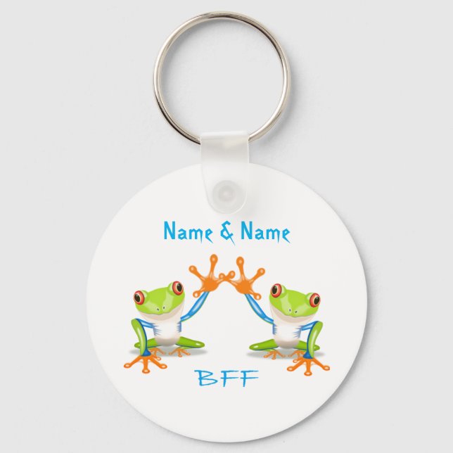 Llavero Keychain de BFF Best Friends Forever Frog (Anverso)