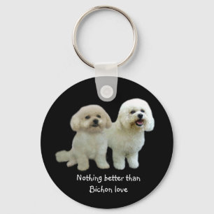 Llavero Keychain de Bichon Buddies