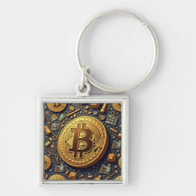 Llavero Keychain de Bitcoin (Frente)