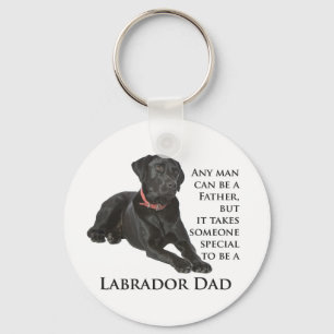 Llavero Keychain de Black Lab Dad