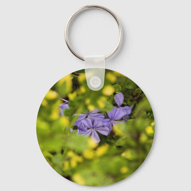 Llavero Keychain de Blue Cape Plumbago (Anverso)