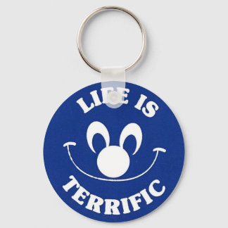Llavero Keychain de Blue Happy Face