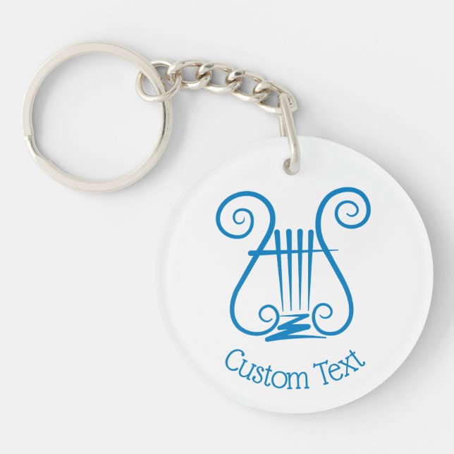 Llavero Keychain de Blue Lyre (Frente)