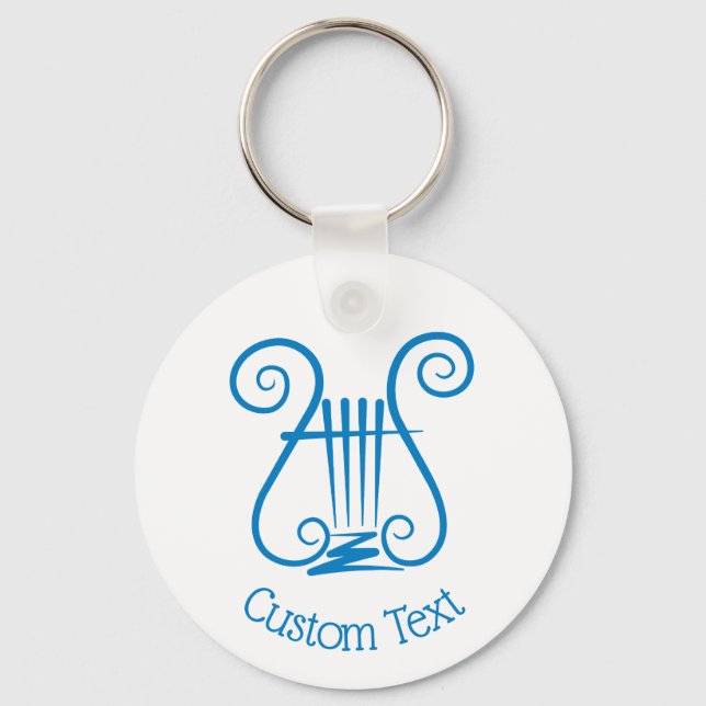 Llavero Keychain de Blue Lyre (Anverso)
