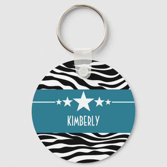 Llavero Keychain de Blue Sassy Star (Anverso)