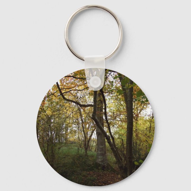 Llavero Keychain de Bosques de Otoño (Anverso)