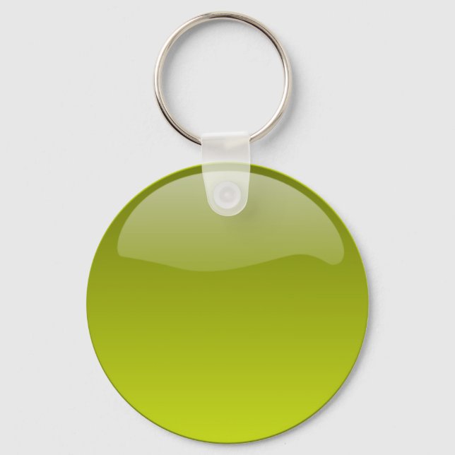 Llavero Keychain de botón de brillo amarillo (Anverso)