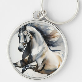 Llavero Keychain de botón de caballo