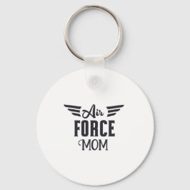Llavero Keychain de botón de la fuerza aérea