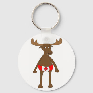 Llavero Keychain de botón de ratón canadiense