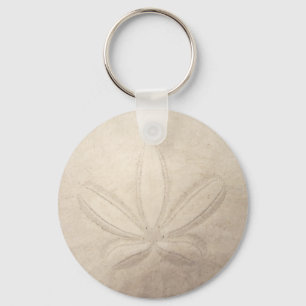 Llavero Keychain de botón del dólar de arena