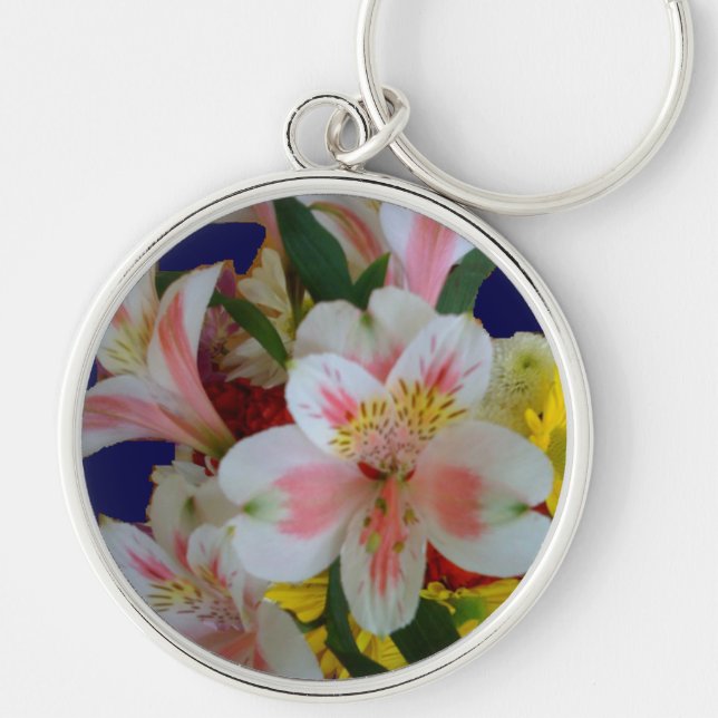 Llavero Keychain de Bouquet Floral (Frente)