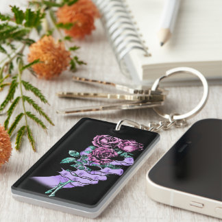 Llavero Keychain de Bouquet gótico