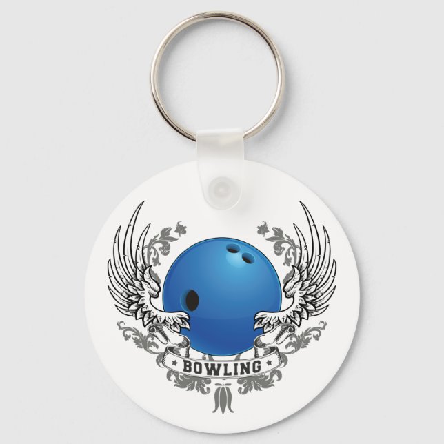 Llavero Keychain de Bowling Wings (Anverso)