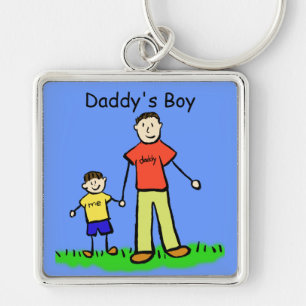Llavero Keychain de Boy Brunette para Papi (nombres person