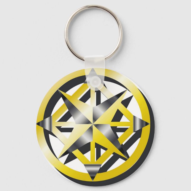 Llavero Keychain de brújula interior (Anverso)