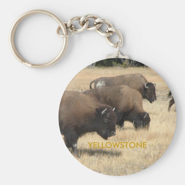 Llavero Keychain de Buffalo Yellowstone (Frente)