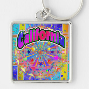 Llavero Keychain de California Cosmic Unity