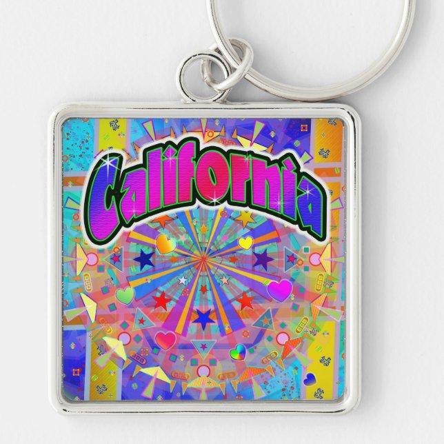 Llavero Keychain de California Cosmic Unity (Frente)