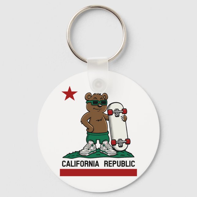Llavero Keychain de California Republic (Anverso)