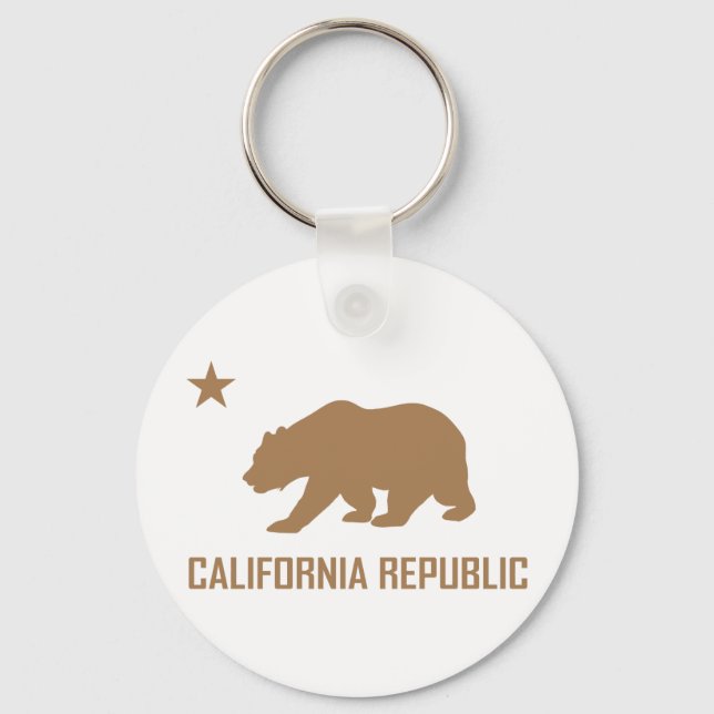 Llavero Keychain de California Republic (Anverso)