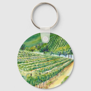 Llavero Keychain de California Vineyard