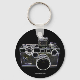 Llavero Keychain de cámara de argumentos antiguos