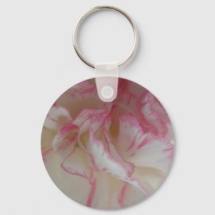 Llavero Keychain de canal blanco y rosa