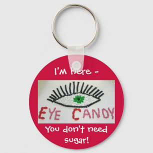 Llavero Keychain de Candy ocular