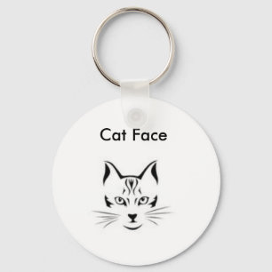 Llavero Keychain de cara de gato