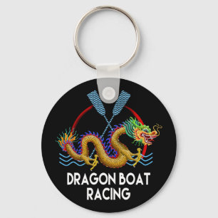 Llavero Keychain de Carreras de barco Gold Dragon