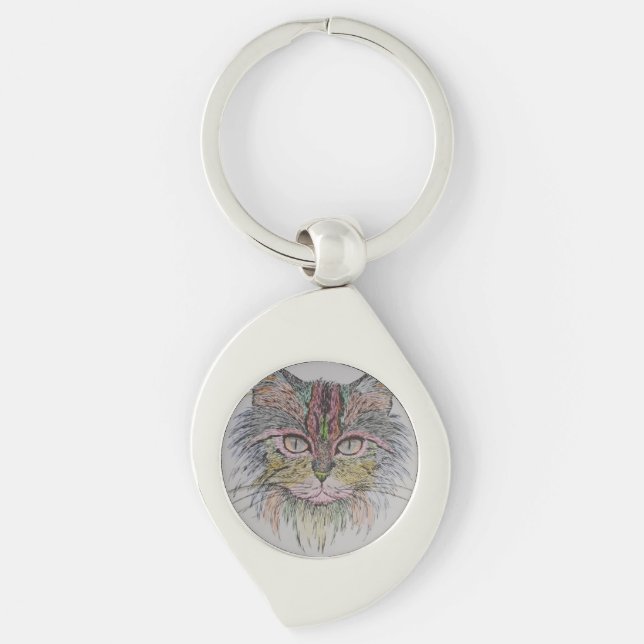 Llavero Keychain de Cat (Anverso)