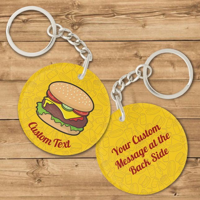 Llavero Keychain de Cheeseburger (Subido por el creador)