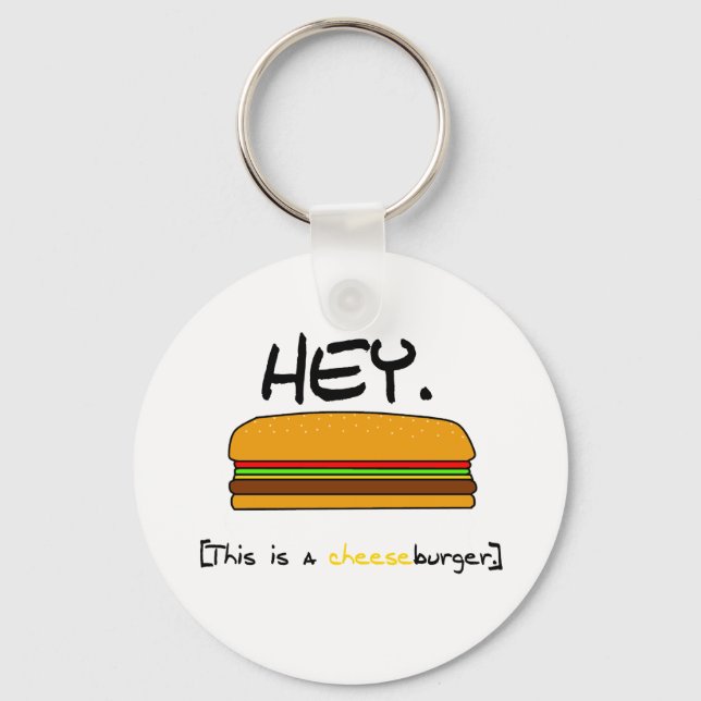 Llavero Keychain de Cheeseburger (Anverso)