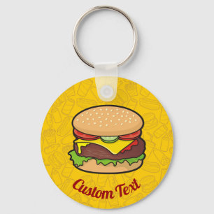 Llavero Keychain de Cheeseburger