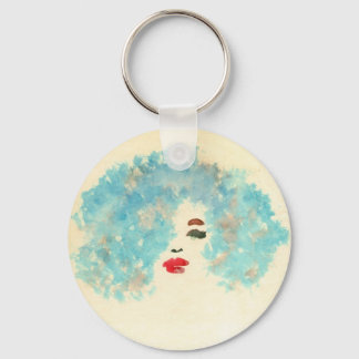 Llavero Keychain de Chica azul