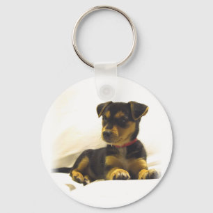 Llavero Keychain de Chihuahua Negra