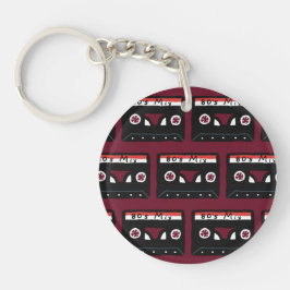 Llavero Keychain de cintas de cassette