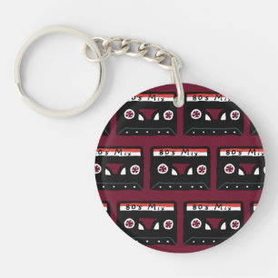 Llavero Keychain de cintas de cassette