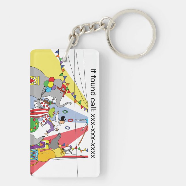 Llavero Keychain de circo (Atrás)