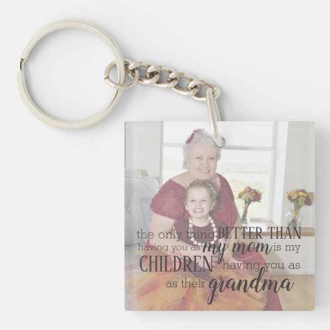 Llavero Keychain de citas fotográficas personalizadas de l (Frente)
