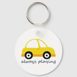 Llavero Keychain de coches amarillos