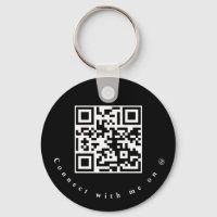 Keychain de código QR para empresas de medios soci