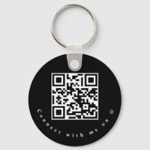 Keychain de código QR para empresas de medios soci