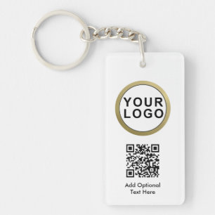 Llavero Keychain de código QR para logotipos comerciales  