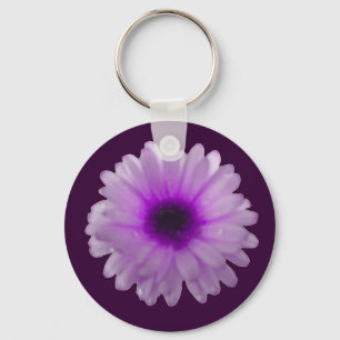 Llavero Keychain de color blanco y morado