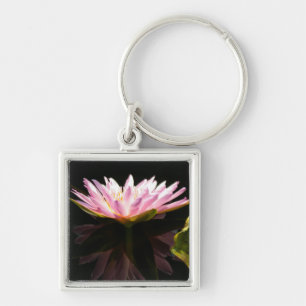 Llavero Keychain de color rosa de Lotus